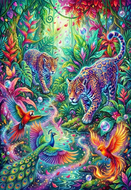Alipson The Jungle of a Thousand Colours Puzzel 1000 stukjes