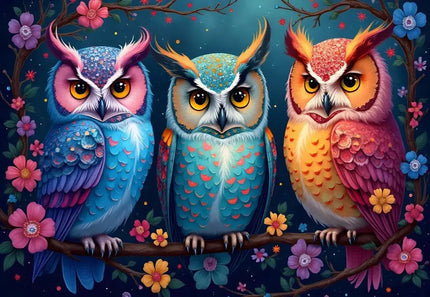 Alipson Uilen en Betoverende Nacht Puzzel 1000 stukjes