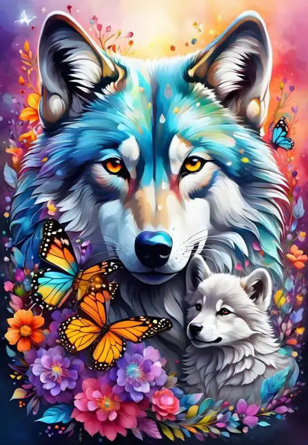 Alipson Wolves- Maternal Love Collection Puzzel 1000 stukjes