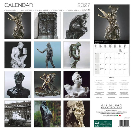 Allaluna Auguste Rodin Kalender 2027