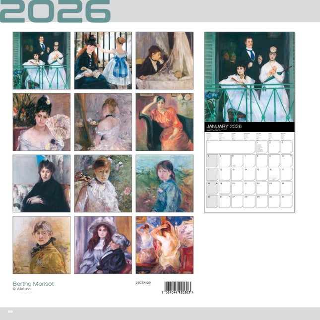 Allaluna Berthe Morisot Kalender 2026