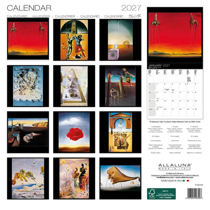 Allaluna Dali Kalender 2027