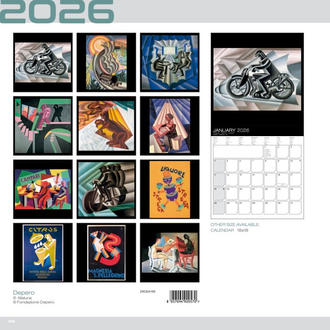 Allaluna Depero Kalender 2026