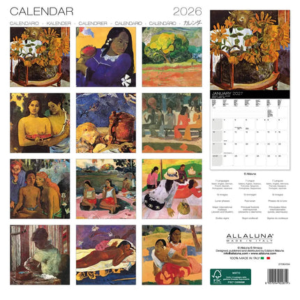 Allaluna Gauguin Kalender 2027