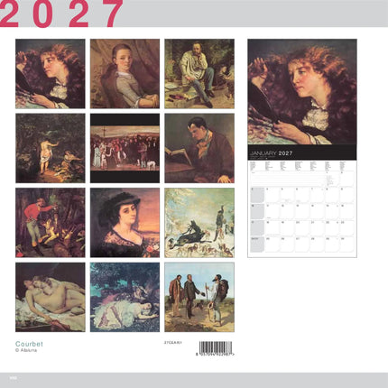 Allaluna Gustave Courbet Kalender 2027
