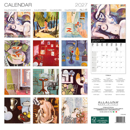Allaluna Henri Matisse Kalender 2027