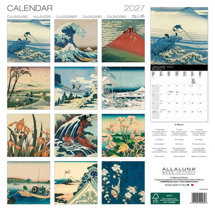 Allaluna Hokusai Kalender 2027