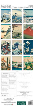 Allaluna Hokusai Slimline Kalender 2027
