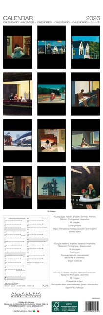 Allaluna Hopper Slimline Kalender 2026