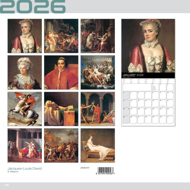 Allaluna Jacques-L David Kalender 2026