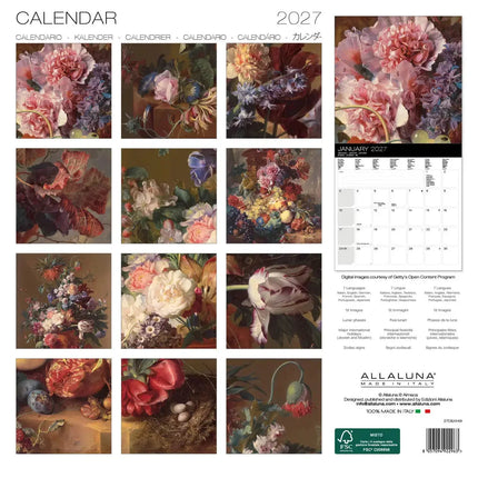 Allaluna Jan van Huysum Kalender 2027