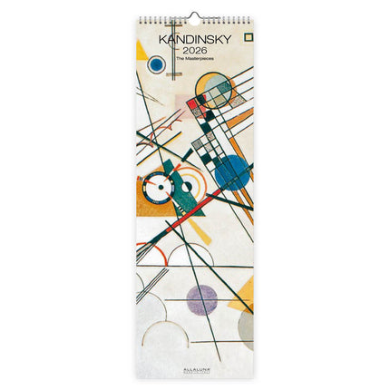 Allaluna Kandinsky Slimline Kalender 2026