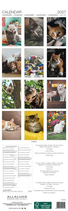 Allaluna Katten Slimline Kalender 2027
