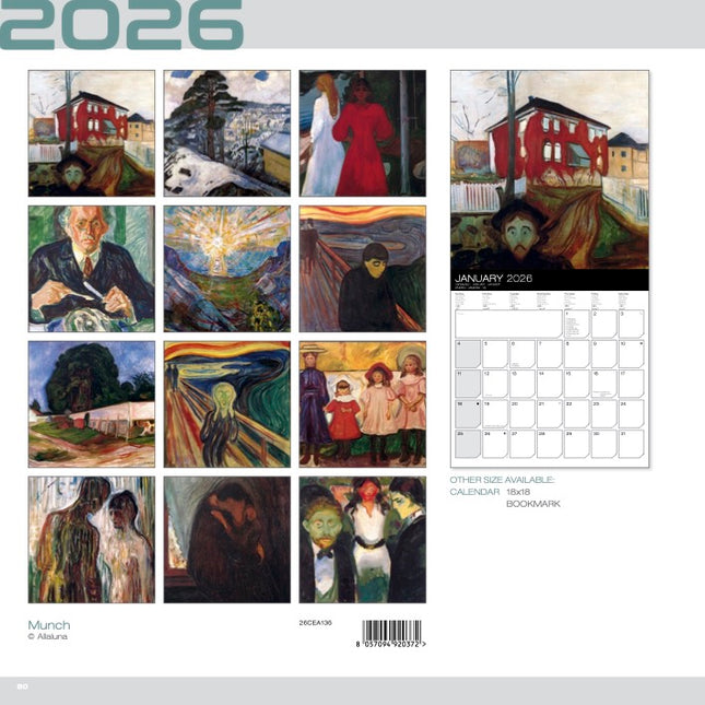 Allaluna Munch Kalender 2026