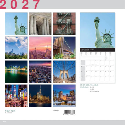 Allaluna New York Kalender 2027