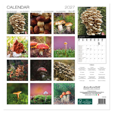 Allaluna Paddenstoelen Kalender 2027