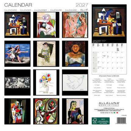 Allaluna Picasso Kalender 2027