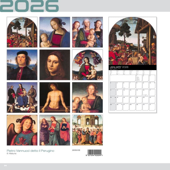 Allaluna Pietro Vannucci Kalender 2026