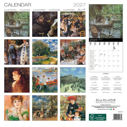 Allaluna Renoir Kalender 2027