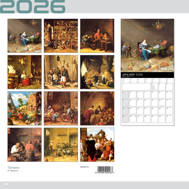 Allaluna Teniers Kalender 2026