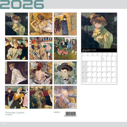 Allaluna Toulouse Lautrec Kalender 2027