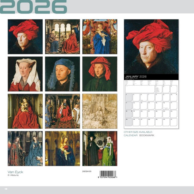 Allaluna Van Eyck Kalender 2026