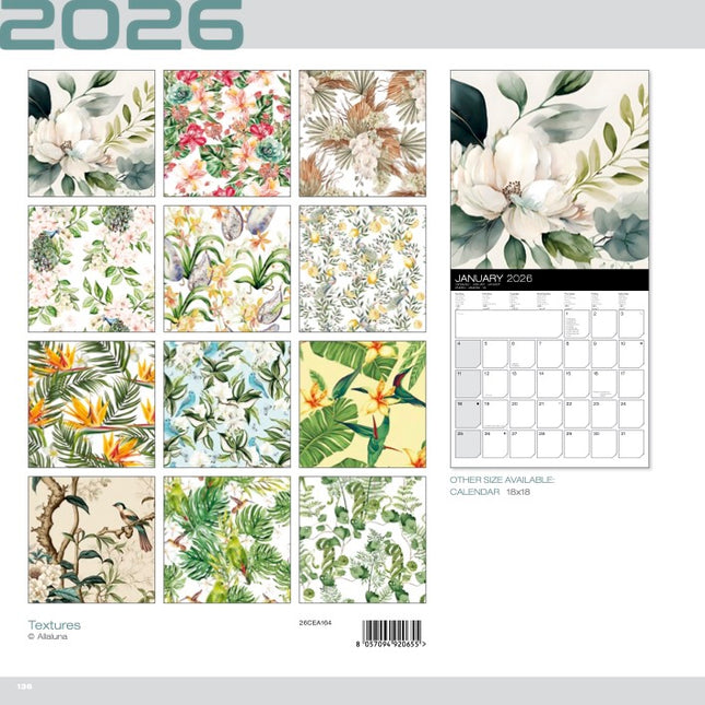 Allaluna Vintage Textures Kalender 2026