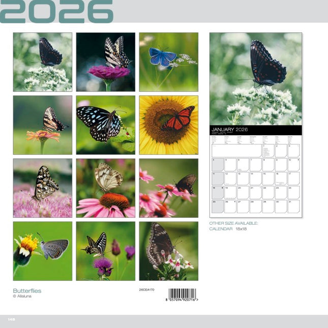 Allaluna Vlinder Kalender 2026
