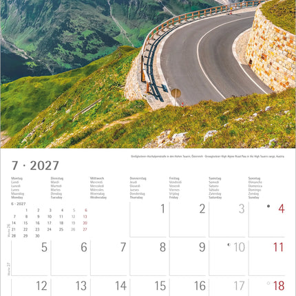 AlphaEdition Alpen Kalender 2027