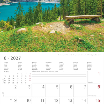 AlphaEdition Alpen Kalender 2027