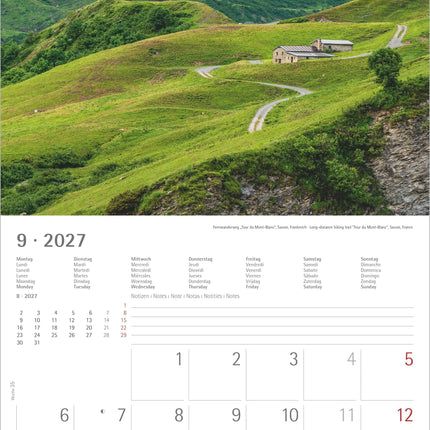 AlphaEdition Alpen Kalender 2027