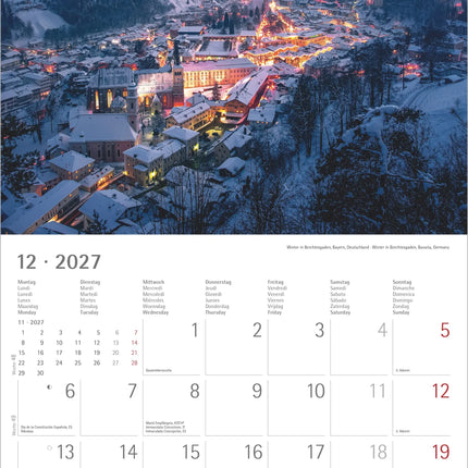 AlphaEdition Alpen Kalender 2027