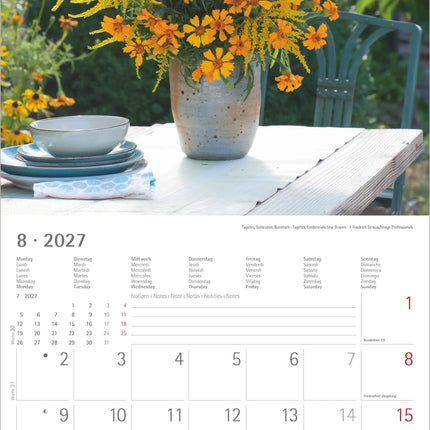 AlphaEdition Bloemen Dromen Kalender 2027