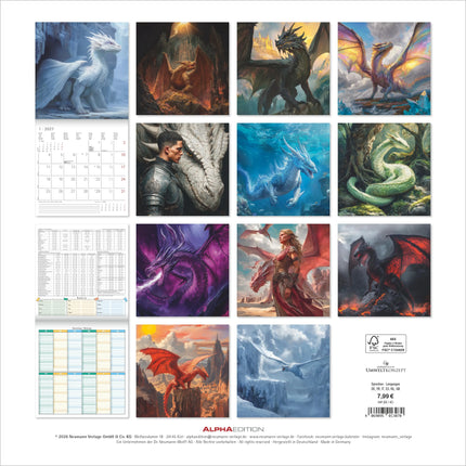 AlphaEdition Draken Kalender 2027