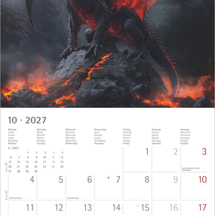 AlphaEdition Draken Kalender 2027