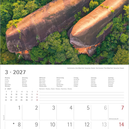 AlphaEdition Emoties Natuur Kalender 2027