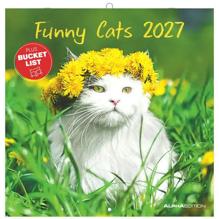 AlphaEdition Grappige Katten Kalender 2027
