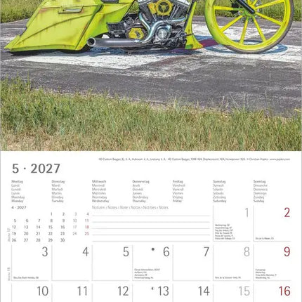 AlphaEdition Harleys Kalender 2027