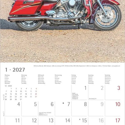 AlphaEdition Harleys Kalender 2027