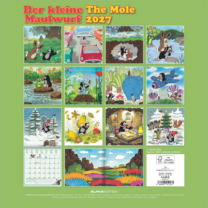 AlphaEdition Jonge Dieren Kalender 2027