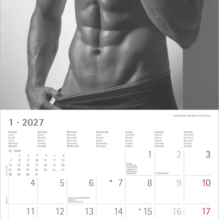 AlphaEdition Mijn Mannen Kalender 2027
