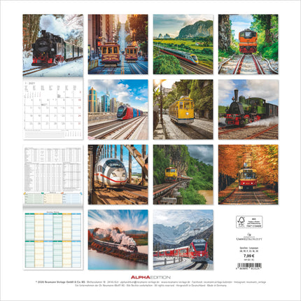 AlphaEdition Mijn Spoorwegen Kalender 2027 – AlphaEdition
