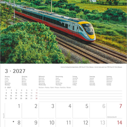 AlphaEdition Mijn Spoorwegen Kalender 2027 – AlphaEdition