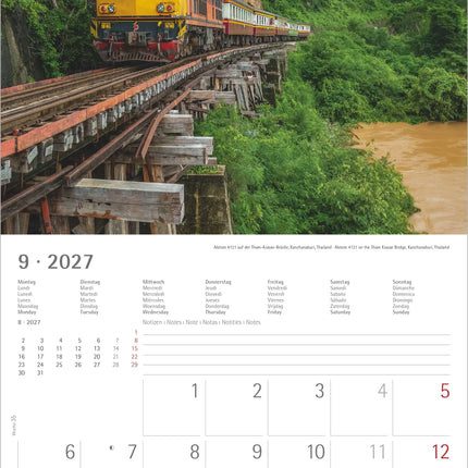 AlphaEdition Mijn Spoorwegen Kalender 2027 – AlphaEdition