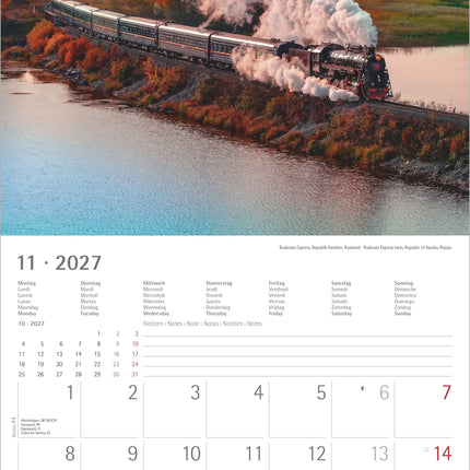 AlphaEdition Mijn Spoorwegen Kalender 2027 – AlphaEdition