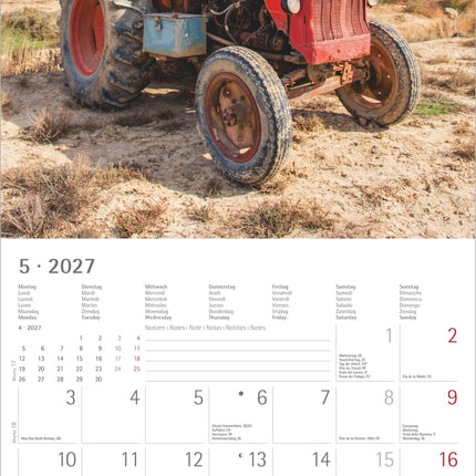AlphaEdition Mijn Traktoren Kalender 2027