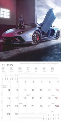 AlphaEdition Snelle Auto's Kalender 2027