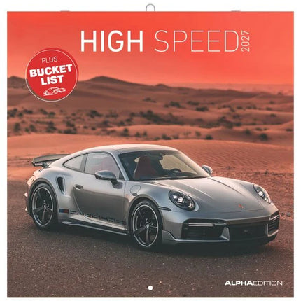 AlphaEdition Snelle Auto's Kalender 2027