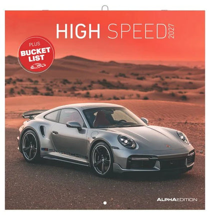 AlphaEdition Snelle Auto's Kalender 2027