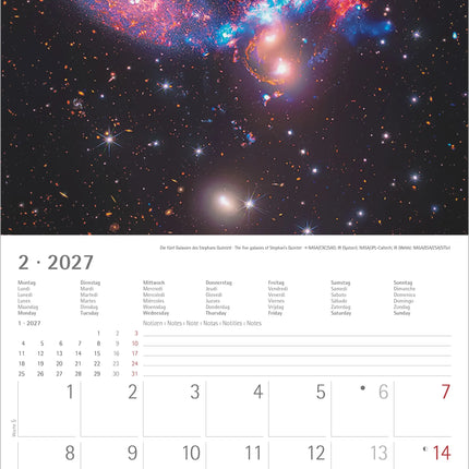 AlphaEdition Space Kalender 2027